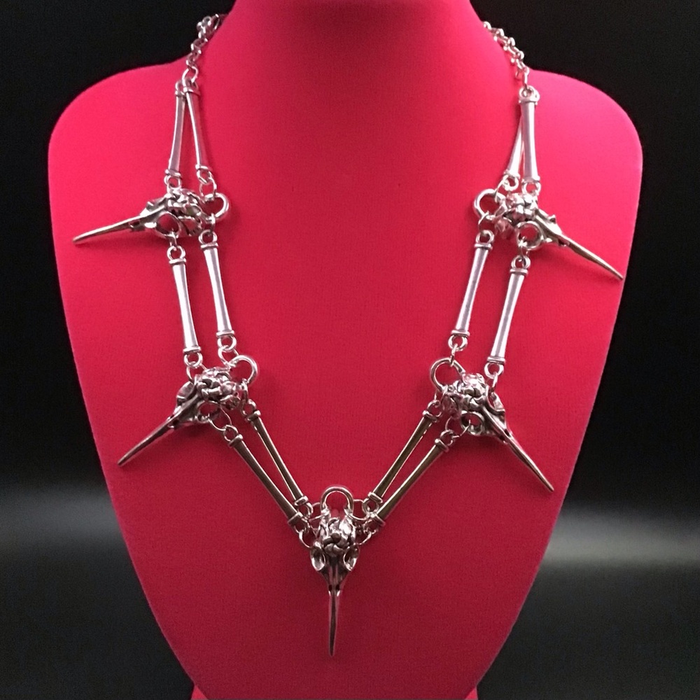 Bird Skull Necklace